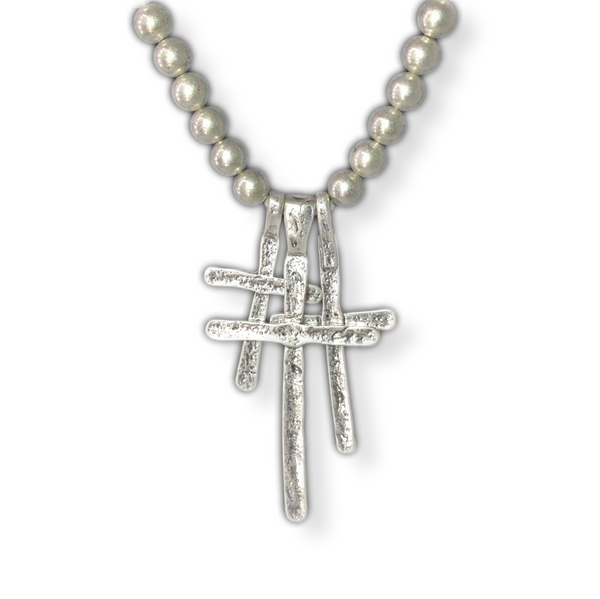 Three Crosses Necklace